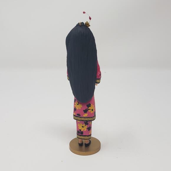 1997 Hallmark Chinese Barbie Dolls of The World #2 Handcrafted Keepsake Ornament - Picture 5 of 7